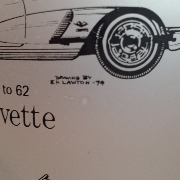 CORVETTE FROSTED GLASS TUMBLERS - Picture 10 of 10